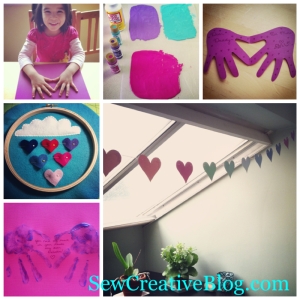 Valentine's Day Crafts with Kids at Sew Creative Blog